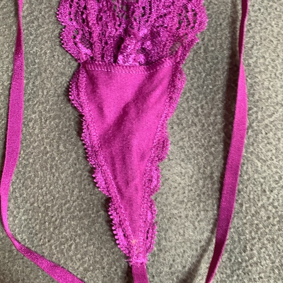 Victoria’s Secret Very Sexy purple lace set. Never worn. Bra is 34A. Panties M. - Picture 10 of 10